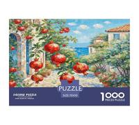 Pomegranate Blossom Jigsaw Puzzle Impossible 1000Pcs Decorazione Per La Casa. Rilassamento E Intelligence Per Adulti E Ragazzi Da 14 Anni 70x50cm/1000pcs
