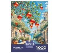 Pomegranate Blossom Puzzle 1000 Pezzi Per Se Détendre Fai Da Te, Intrattenimento Creativo, Divertimento Gioco Familiare Regali Natale Per Adulti E Bambini Da 14 Anni E Più 38x26cm/1000pcs