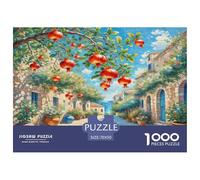 Pomegranate Blossom Puzzle Impossibili 1000Pcs Decorazione Per La Casa. Rilassamento E Intelligence Per Adulti E Bambini Da 12 Anni 70x50cm/1000pcs