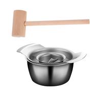 Pomegranate Peeling Artifact Deseeder Tool with Bowl Kitchen Juicers Peeler Convenient Stainless Steel Fruit Opener