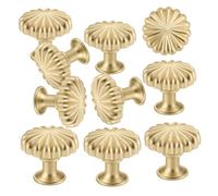 Pomeline Per Cassetti Per Cassetti Per Cassetti Da 10 Pezzi, Manopole Per Mobili In Stile Zucca | Materiale Per Vecchi Armadi Di Lega Di Zinco Per Restyling Mobili Da Bagno, Casa