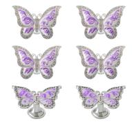 Pomelli a farfalla per mobili 6 pezzi Pomelli a farfalla con foro singolo Han