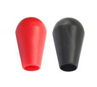 Pomelli a sfera per joystick arcade, 2 pezzi filettati universali di ricambio (nero + rosso)