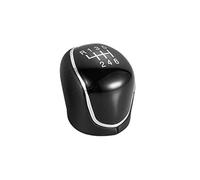 Pomelli del cambio per auto 5/6 Auto Pomello Cambio Pelle PU Per S-Max Per C-Max Per Kuga Per Galaxy Per Mondeo 4 Per Transit Per Tourneo Per Messa A Fuoco Pomello Cambio Testa( 6-speed Black3)