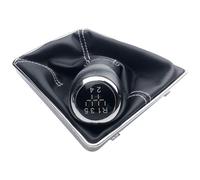 Pomelli del cambio per auto adatti per O&pel per Astra III H 1.6 per Vauxhall 2004-2010 Leva del cambio a 5/6 velocità Pomello del cambio con custodia in pelle (pomello del cambio a 5 velocità