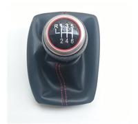 Pomelli del cambio per auto Per A4 S4 B8 8K per A5 8T per Q5 8R per Sline 2007 2008-2015 Auto MT Pomello cambio ghetta Boot Copertura Leva Stick Pen 5 Velocità Pomello del cambio( 6 Speed 6)