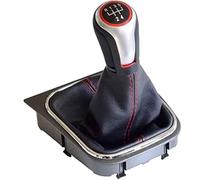Pomelli del cambio per auto Per Per Golf 5/6 MK5/6 Per Octavia Cambio manuale Leva del pomello del bastone Penna 5 6 Velocità Palla di mano Auto Pomello del cambio Testa( 6speed-white Line)