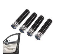 Pomelli Di Blocco Per Porte Per Auto,Copertura Per Perno Di Sicurezza In Fibra Di Carbonio - Perni Per Tirare Interni 3.7 X 1.0 Cm Per Auto, Uomini e Donne, Interni Veicoli