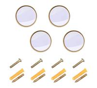 Pomelli e pomelli personalizzabili per cassettiera, colore lavanda, tinta unita, 32 mm, confezione da 4