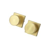 Pomelli For Porte A Sfera Quadrati In Oro Spazzolato, Moderni Ed Eleganti, In Lega Di Zinco For Corridoi E Cucine, Robusti Accessori For Passaggi