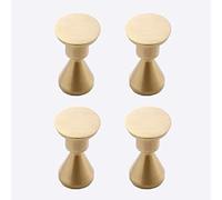 Pomelli in ottone dorato Maniglia for porta Tiro del cassetto dell'armadio, 4 ganci appendiabiti in ottone for parete Appendiabiti a parete singoli decorativi for appendere i vestiti Asciugamano Chiav