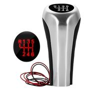 Pomelli leva cambio 5/6 Velocità Per BMW E46 E90 E91 E92 E36 E30 E32 E34 E36 E38 E39 E60 X1 X3 X5 Car Styling Accessori Pomello Cambio Retroilluminazione A LED Pomello Leva (Colore : RedLight 6 Speed