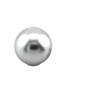 Pomelli leva cambio auto Per Pomello Del Cambio Sferico Universale Infinite Metal Wave Stick Ball Lever Silver Black Testa Leva Stick Shifter Head(Silver)