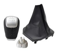 Pomelli Leva Cambio Auto Per Range Per Rover Per Evoque 2011-2018 Cambio Manuale A 6 Marce Pomello Del Sportivo In Pelle Nera(6 Speed Set Hole)