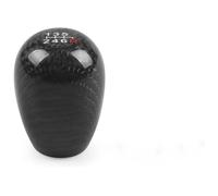 Pomelli Leva Cambio Auto Pomello Cambio Da Corsa Leva Manuale Impugnatura A Forma Sfera Rotonda(6speed Black)