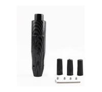 Pomelli Leva Cambio Auto Pomello Cambio Universale Per Auto In Alluminio Stile 13 Cm Fibra Carbonio Nero Con Testa Leva Con Adattatore M8 M10 M12(Carbon Fiber Black)