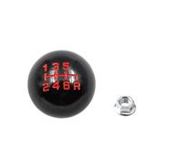 Pomelli leva cambio Compatibile con AP1 Per AP2 Per S2000 Per F20C Pomello Del Cambio A Forma Di Sfera In Alluminio 5/6 Velocità Pomello Del Cambio M10*1.5(6speed Black)