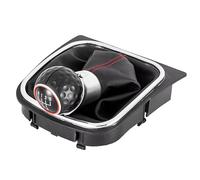 Pomelli leva cambio Compatibile con Per GTD Per GTI Per Golf 6 Pomello Del Cambio Con Cuffia Copri-cuffia, Leva Manuale(5 Speed)