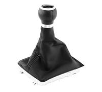 Pomelli Leva Cambio Per Auto,Manuale 5 Marce Pomello Del Cambio Fodera Per Leva Del Cambio In Similpelle Nera Nero Per B6 2006-2010