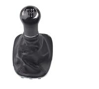 Pomelli Leva Cambio Per OPEL Per VAUXHALL Per CORSA D 2006-2009 2010 2011 2012 2013 2014 Pomello Cambio A 5 E 6 Velocità Con Cuffia Pelle Copri Pomello Cambio(5 Speed-Black Line)