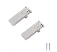 Pomelli Per Mobili 2 Pcs Oro Singolo Foro Piccola Maniglia Libreria Porta Flat Pack Maniglia A Scomparsa Armadio Cassetto Interno, Cromo Perla