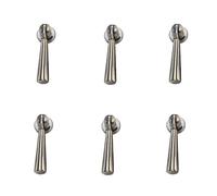 Pomelli Per Mobili Moderni 6 Pezzi Maniglia Per Armadio In Lega Di Zinco Maniglia Per Pendente A Foro Singolo Maniglia Per Porta Dell'Armadio Manopola Per Cassetto Del Guardaroba Qinggu 62 * 18mm