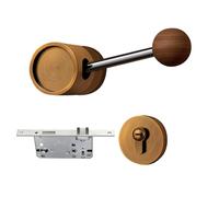 Pomelli per porte interne con serratura, senza chiave, leva per la privacy, per bagno, camera da letto, stanza da sinistra e destra, casa, ingresso, garage, sicurezza