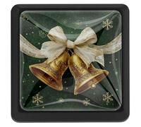 Pomelli quadrati a gradini verdi e a campana per armadio da cucina, pomelli neri per cassettiera camera da letto, maniglie per porte della cucina per armadi