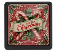 Pomelli quadrati per armadietti a gradini di zucchero e foglie di canna di Natale, per porte della cucina, pomelli neri per cassetti della camera da letto, maniglie per porte della cucina per armadi