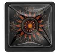 Pomelli quadrati retrò a gradini per armadietti da cucina, pomelli neri per cassetti della camera da letto, maniglie per porte della cucina per armadi