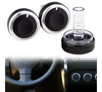 Pomelli Regolazione Climatizzatore Per Suzuki Per Mazda VX1 Confezione 3 Nero