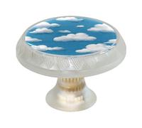 Pomelli rotondi per armadietti a forma di nuvola, di alta qualità, con viti, per mobili da cucina e camera da letto, confezione da 4
