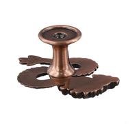 Pomello a forma di drago in lega di zinco per ante resistenti, maniglia per mobili per stanze dei bambini, decorativa (bronzo rosso)