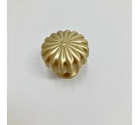 Pomello a forma di girasole in ottone massiccio, 25 mm o 30 mm, per cucina, mobili, armadietti, porte della cucina (medio (30 mm)