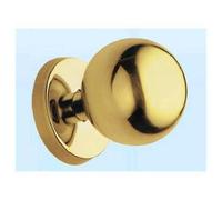 POMOLO A SFERA IN OTTONE CON ROSETTA PER PORTONE D.70 A.740