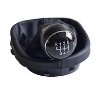 Pomello Cambio Auto 5/6 Speed Manuale Manuale Gear Shift Knob Lever Shifter Con Avvio Di Ghette In Pelle(6 Speed)