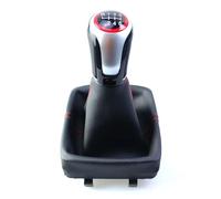 Pomello Cambio Auto Compatibile con Per Polo 9N 9N2 2002 2003 2004 2005 2006 2007 2008 2009 Pomello Leva Cambio Cuffia In PU Copertura Cuffia