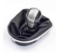 Pomello Cambio Auto Per Seat Leon 1P 2005 2006 2007 2008 2009 2010 2011 2012 Auto-Stying 5 Velocità Car Gear Stick Pomello Cambio Con Stivale In Pelle Copri Pomello Cambio(5 Speed)