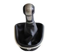 Pomello Cambio Auto Per Seat Leon 1P 2005 2006 2007 2008 2009 2010 2011 2012 Auto-Stying 5 Velocità Car Gear Stick Pomello Cambio Con Stivale In Pelle Copri Pomello Cambio(5 Speed)