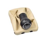Pomello Cambio Auto Per VW Beetle Cabrio 1998 1999 2000 2001 2002 2003 2004 2005 2006-2010 Nuovo 5 Speed Gear Stick Pomello Del Cambio In Pelle Di Avvio Pomello Leva Cambio(5R-Beige)
