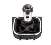 Pomello Cambio Auto Per VW Per Golf 6 MK6 GTI GTD R20 2009-2013 Pomello Del Cambio Auto Leva Bastone Del Cambio Pallamano Con Ghetta Boot Copertura(6 Speed)