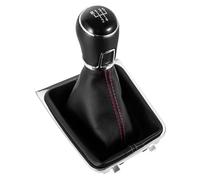 Pomello Cambio Auto Pomello Del Cambio In Pelle Per Golf 7, Per MK7 2013-2018, Cuffia Antipolvere, Cambio Manuale A 5 O 6 Marce, Ricambio Per Interni Cambio Dell'automobile(5Speed)