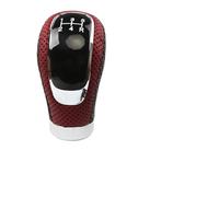 Pomello Cambio Auto Pomello Del Cambio Universale A 5 Marce Per Auto Con Cambio Manuale, Accessori Auto Antiscivolo Manopola Cambio Auto(Black-Red)