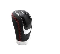 Pomello Cambio Auto Pomello Del Cambio Universale A 5 Marce Per Auto Con Cambio Manuale, Accessori Auto Antiscivolo Manopola Cambio Auto(Red Stitch)