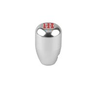 Pomello Cambio Auto Pomello Del Cambio Universale A 5 Marce Per Cambio Manuale, Universale Per Auto, In Alluminio, Con Leva Del Cambio Estesa Manopola Cambio Auto(Silver)