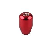 Pomello Cambio Auto Pomello Del Cambio Universale A 5 Marce Per Cambio Manuale, Universale Per Auto, In Alluminio, Con Leva Del Cambio Estesa Manopola Cambio Auto(Red)