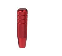 Pomello Cambio Auto Pomello Del Cambio Universale Zigrinato Da 130 Mm Per Cambio Manuale, Leva Del Cambio In Alluminio Antiscivolo Manopola Cambio Auto(Red)