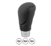 Pomello cambio BRIO Ecopelle nera liscia nera forata SIMONI RACING art. 512010