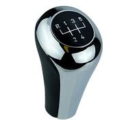 L & P Car Design Pomello del cambio Manopola 5 marce per BMW Serie 3/5/6 X3 X5 Cromo