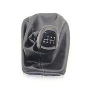 Pomello Cambio,Copri Pomello Cambio Auto Uso adatto per Auto A 6 Velocità Gear Shift Level Knob Con Stivale In Pelle(6 speed AVANTGARDE)